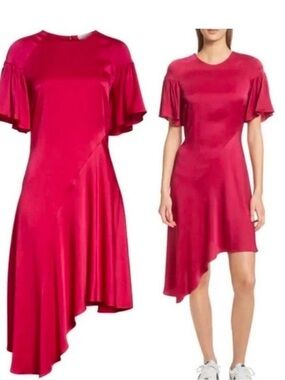 A.L.C ASYMMETRICAL MINI DRESS